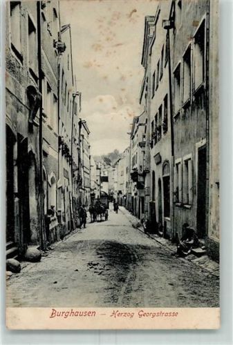 Burghausen 1907 Herzog Georgstraße