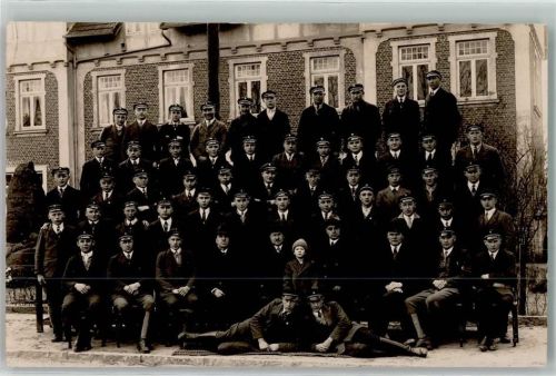21614 W2150 Buxtehude - Gruppenfoto Ort handschriftlich