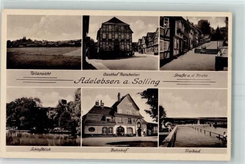 Adelebsen Gasthaus Ratskeller Schlossblick Bahnhof Freibad