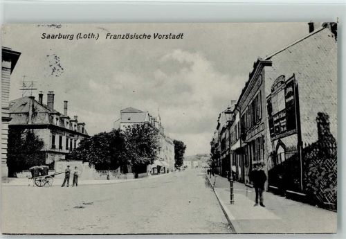 Sarrebourg 1911 Französische Vorstadt