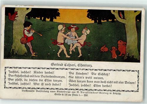 Tanz Kinderreigen Voigtländer Verlag Caspari 1928 Gebrauchsspuren