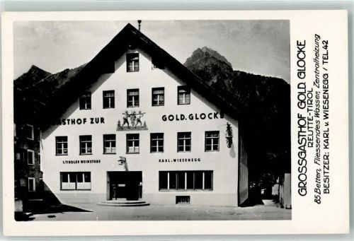 Reutte Gasthaus zur Gold. Glocke