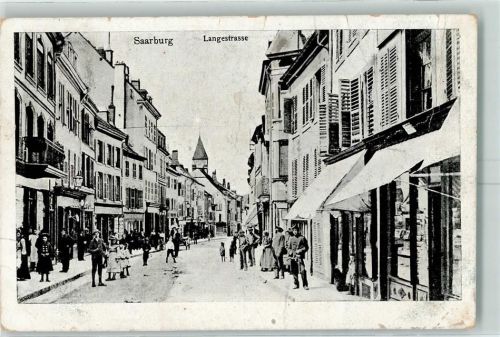 Sarrebourg 1908 Langestr.