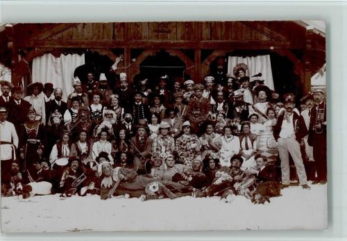 Sonthofen Fasching - Gruppenfoto mit Kostümen, gute Erhaltung AK