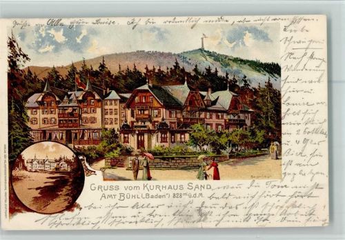 Bühl 1904 Kurhaus Sand