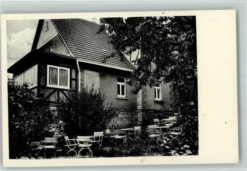 Gensungen 1957 Kaffee Ederblick, sehr gute Erhaltung AK