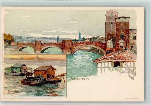 Verona 1898 Velten Verlag Nr. 542 - sehr gute Erhaltung AK