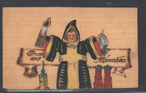 München Furnier-AK Münchner Kindl