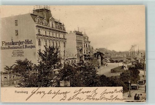 Flensburg 1900 Flensburger Hof Hotel Restaurant