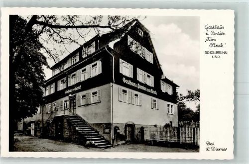 Schollbrunn Gasthaus Pension Zum Hirsch Bes L. Diemer