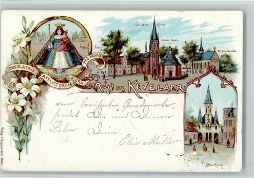 Kevelaer Gruss aus - Wallfahrtskirche AK