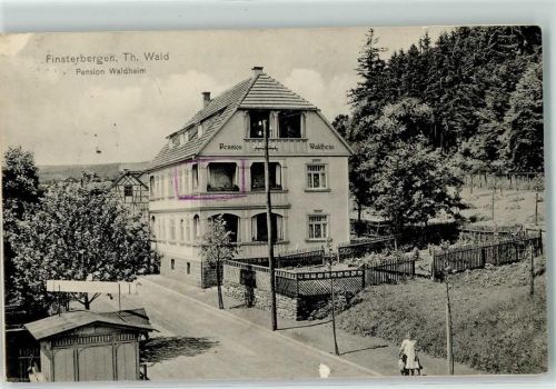 Finsterbergen 1914 Pension Waldheim