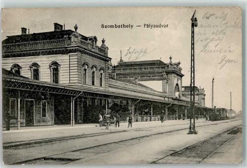 Szombathely 1915 Bahnhof Eisenbahn