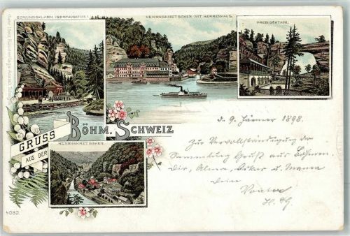 Hrensko 1903 Edmundsklamm Prebischthor