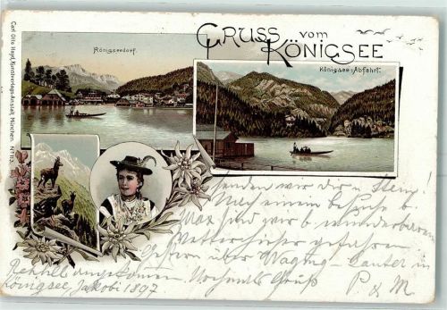 Königssee Gruss aus Verlag Haydt Nr. 113 AK