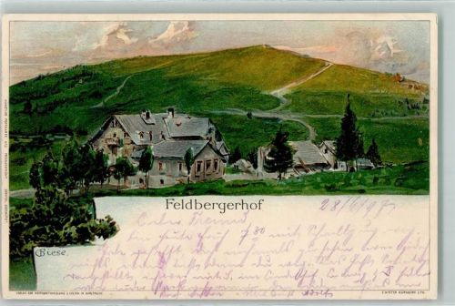 Todtnau Feldbergerhof Velten Verlag Nr. 2 Bahnpost Karlsruhe-Heilbronn Zug 244 29.5.97