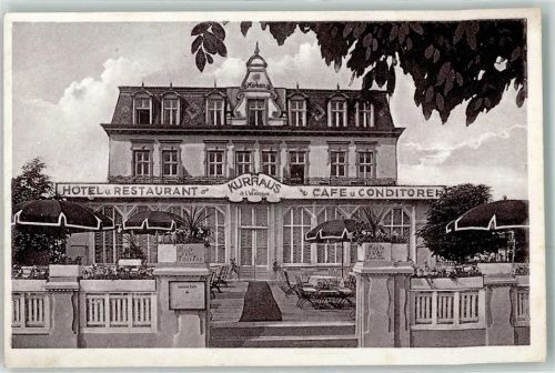 Seebad Bansin Hotel Gasthaus Kurhaus Cafe Konditorei Fr. Weissbeck