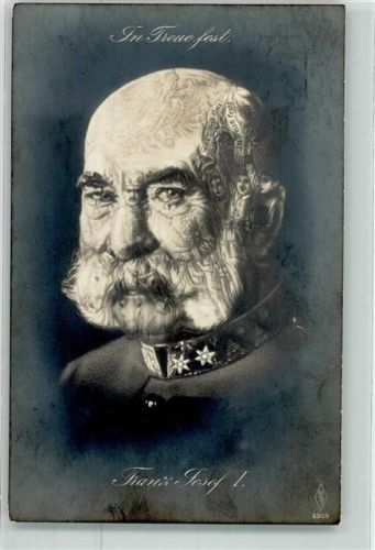 Franz Josef I In treue fest Zweibund WK I