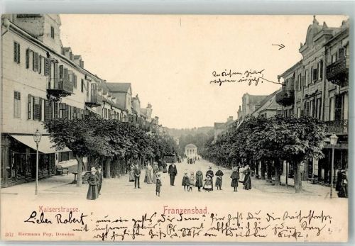 Frantiskovy Lazne Franzensbad 1904 - Kaiserstraße