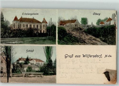 Wilfersdorf Schloss Pension Erhlungsheim Ölberg