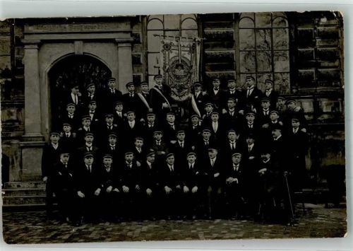 Buxtehude 1915 Studentika Baugewerbeschule Ort lt. Stempel