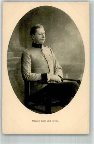 Herzog Elias von Parma Porträt Hof Atelier Adele 1910 Verlag Brüder Kohn 888/28