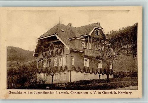 77793 W7625 Gutach (Schwarzwaldbahn) 1925 - Heim des Jugendbundes f. entsch. Christentum