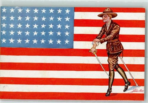 Les Drapeaux allies Nr. 348 Verlag A. Noyer AK Sager, Xavier