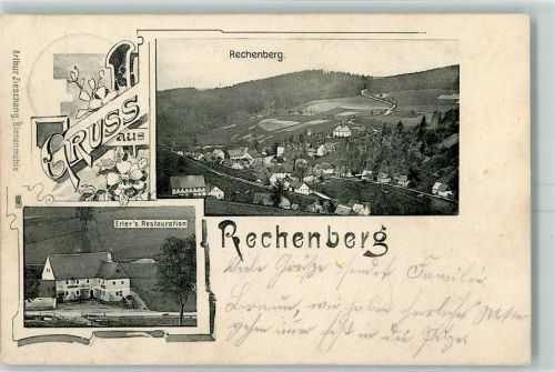 Rechenberg-Bienenmühle 1906 Erlers Restauration