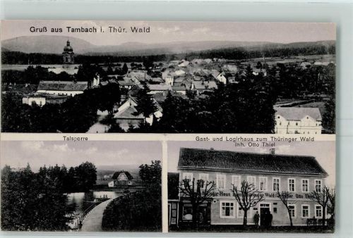 Tambach-Dietharz Talsperre Gast- und Logirhaus Zum Thüringer Wald Inh Otto Thiel