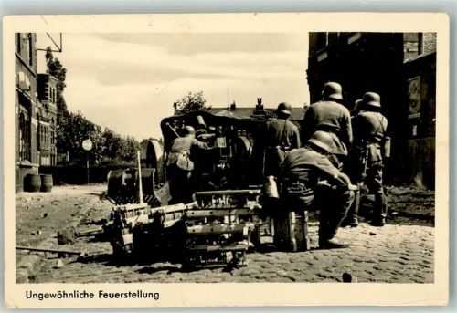 1944 Feuerstellung Wehrmacht Bildserie Verlag Garloff 3514