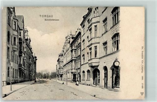04860 O7290 Torgau 1907 - Bahnhofstraße