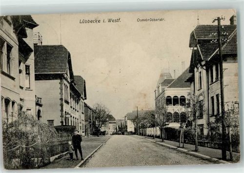 Lübbecke 1910 Osnabrückerstraße