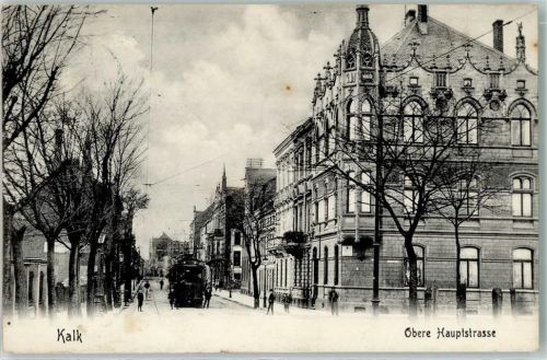 Köln Kalk 802 1911 Obere Hauptstraße Straßenbahn