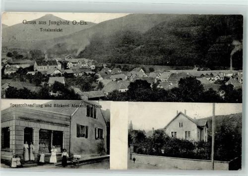 Jungholtz 1913 Spezereihandlung u. Bäckerei Alexander Horn
