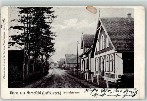 Harsefeld 1916 Schulstraße