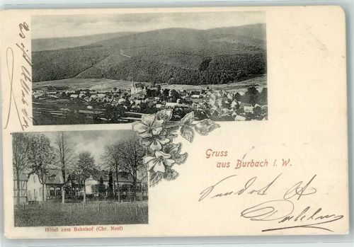 Burbach 1901 Hotel zum Bahnhof