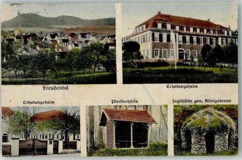 Freudental Erholungsheim Pfeifferhütte Jagdhütte gen. Königskrone