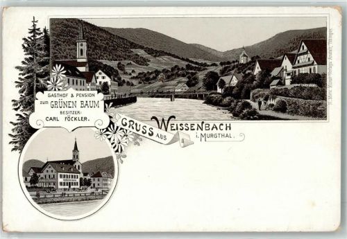 Weisenbach Gasthaus Pension zum Grünen Baum