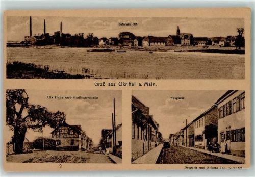 Okriftel alte Kirche u. Sindlingerstraße Neugasse