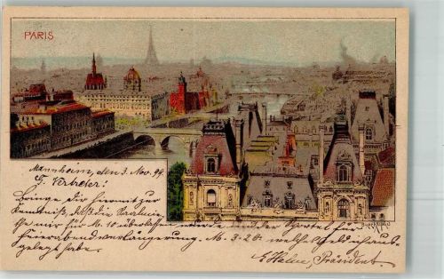 Paris 1899 sign. B. Arpad