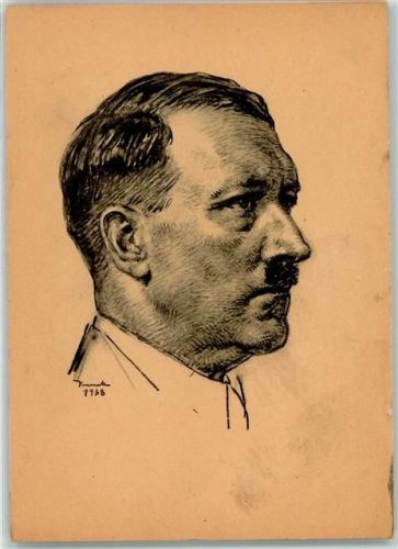 Porträt sign Prof. Kursell NSDAP Nr 302