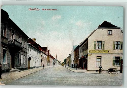 Genthin 1914 Mühlenstraße
