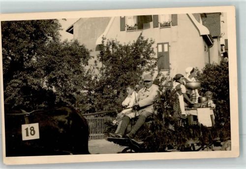 99706 O5400 Sondershausen , Thür Foto AK Festwagen Nr. 18 Ort lt. Stempel