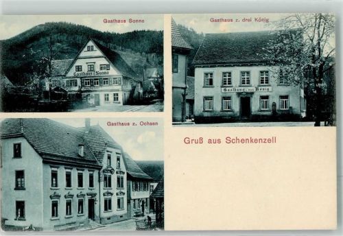 Schenkenzell Gasthäuser Sonne, Drei König und Ochsen