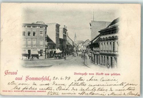 Sommerfeld 1898 Breitestraße