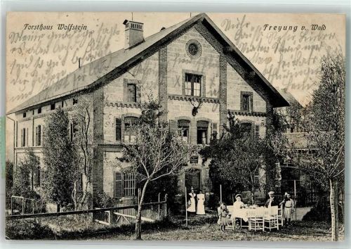 94078 W8393 Freyung , Niederbay Foto AK Forsthaus Wolfstein