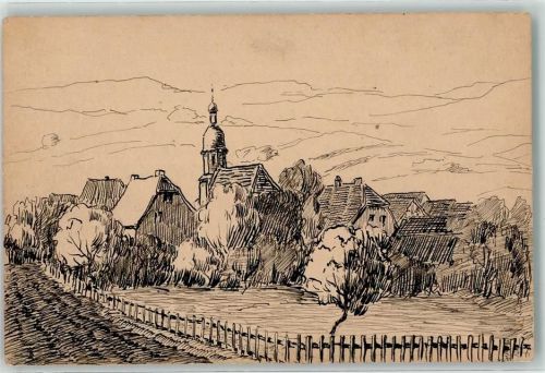 Finsterbergen 1903 Handgemalt 8. Juli 1903