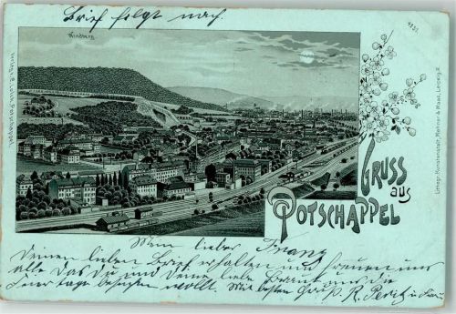Potschappel 1901 Windberg Bahnhof