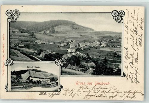 Gersbach 1905 Geiger's Haus